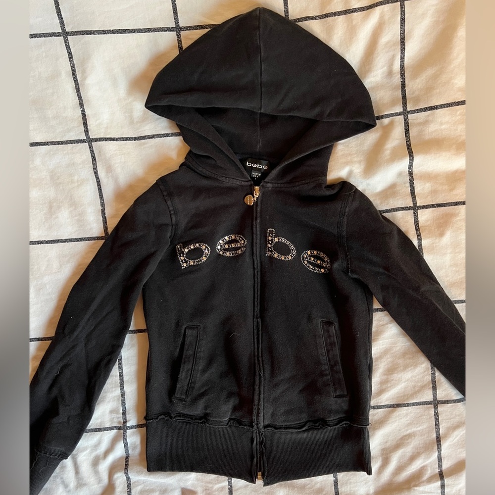bebe zip up hoodie